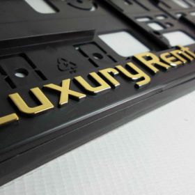 Podznaky auto - drky SPZ - Luxury Rent