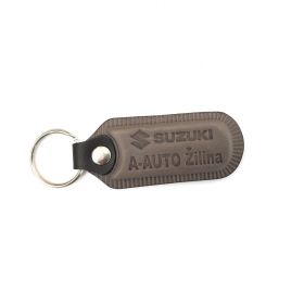 Kožené a gumové klíčenky s logem - reference - A-Auto Suzuki Žilina