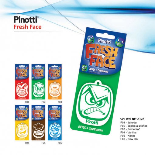 Pinotti Fresh Face - papírový osvěžovač vzduchu