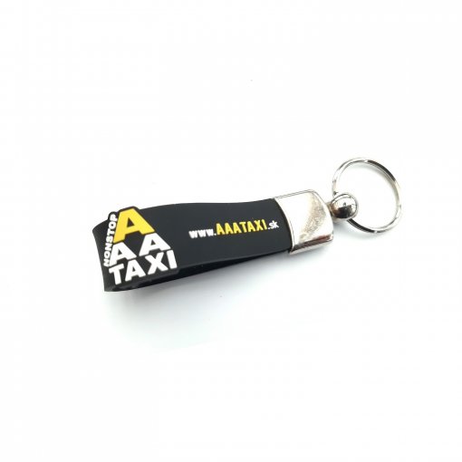 Gumová klíčenka AAA taxi
