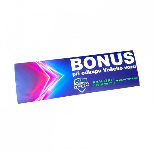 Magnetická reklama na auta Bonus při odkupu